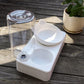 Raised Pet Feeder with Water Dispenser