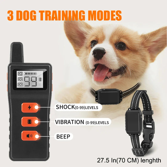 Electric Dog Training Collar with Remote