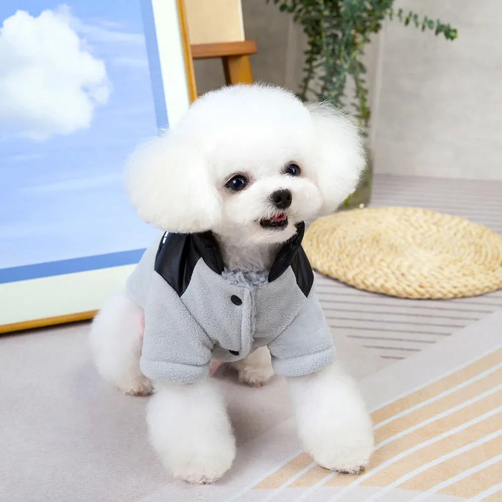 Winter Dog Clothes Warm Fleece Jacket