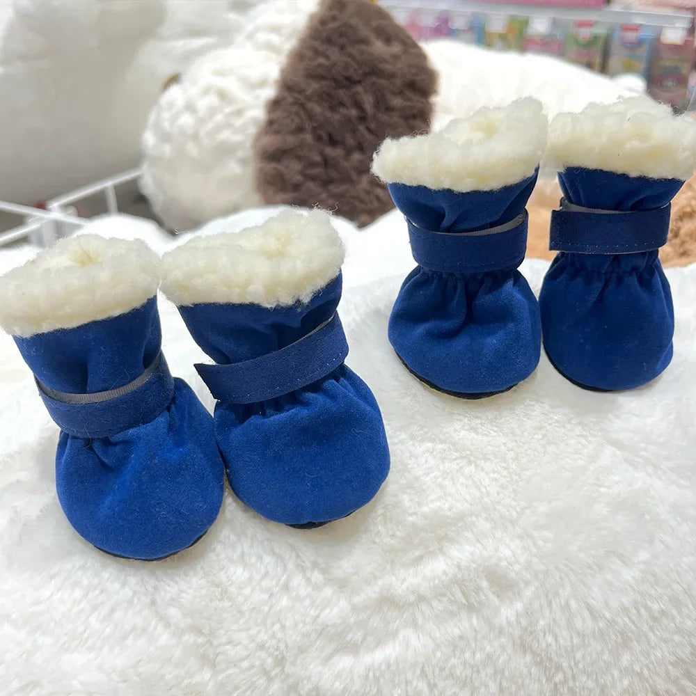 Dog Snow Boots with Anti-Slip Sole