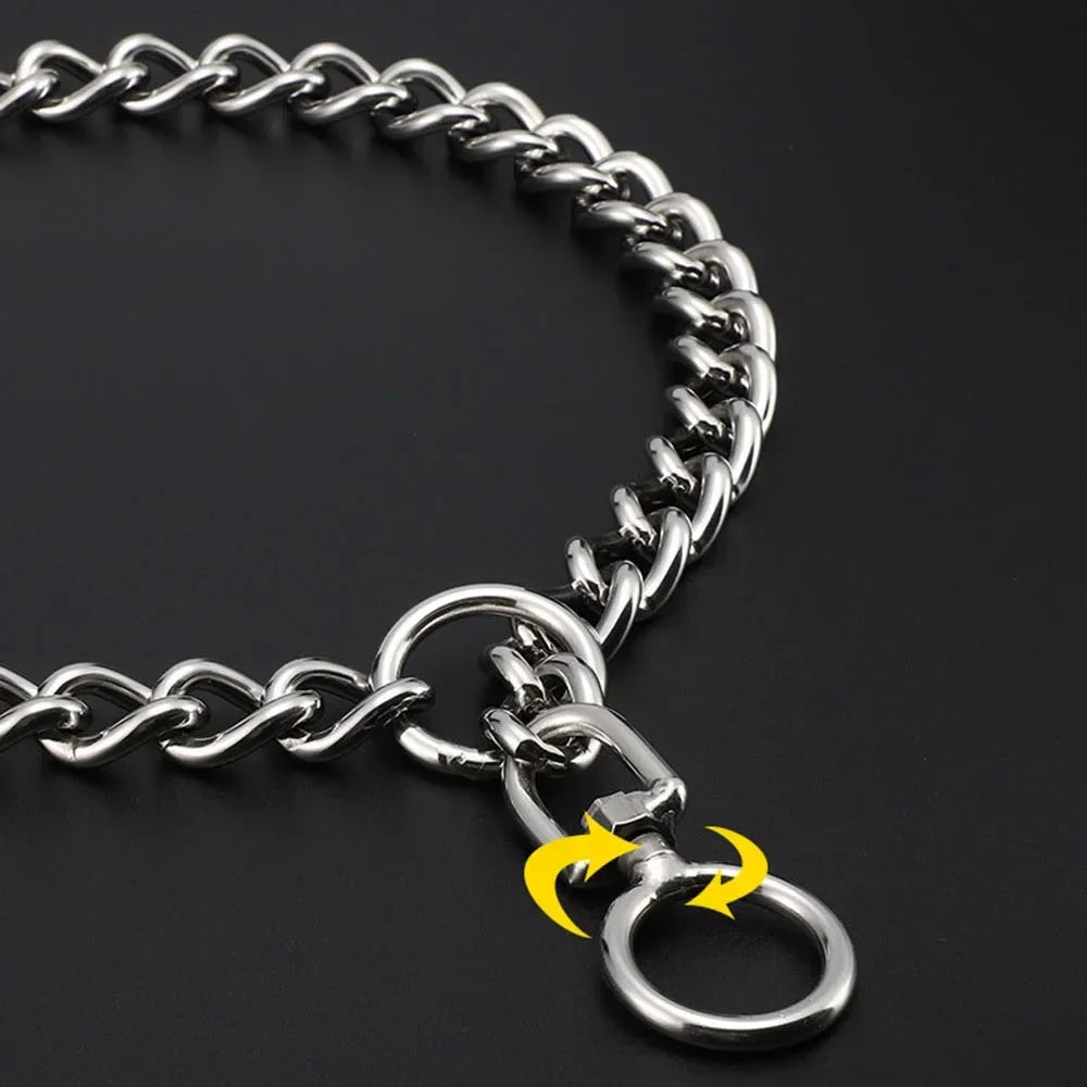 Stainless Steel P Chain Collar