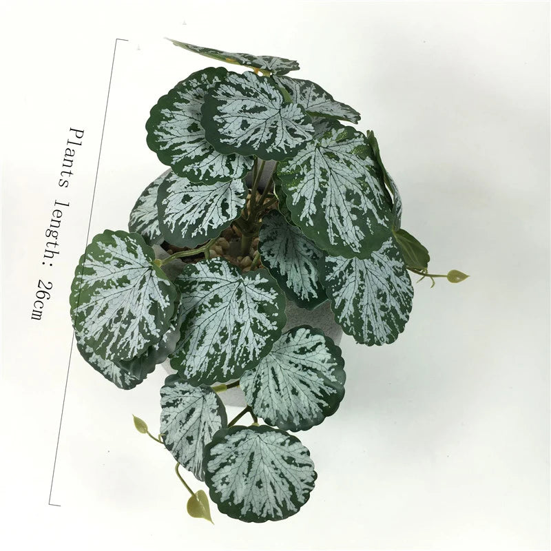 Artificial Hanging Vine Plants | Lifelike Begonia Leaf Rattan Greenery for Home, Balcony, and Garden Decor