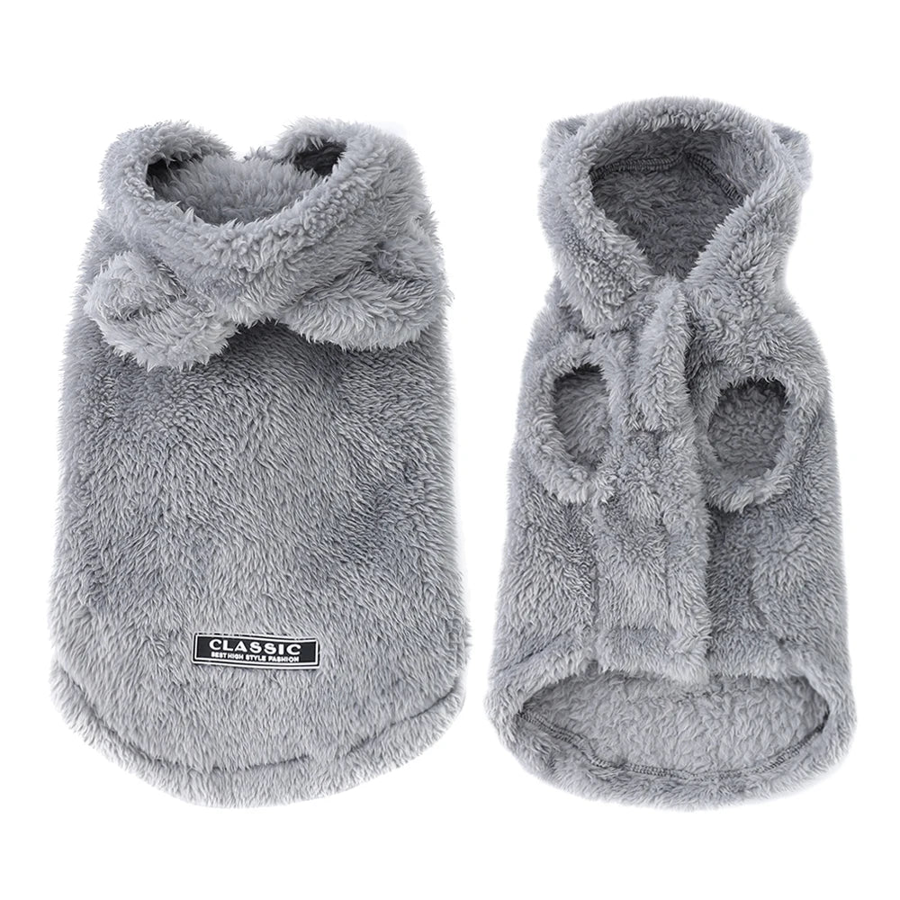 Soft Fleece Pet Hoodie Coat | XS-XL