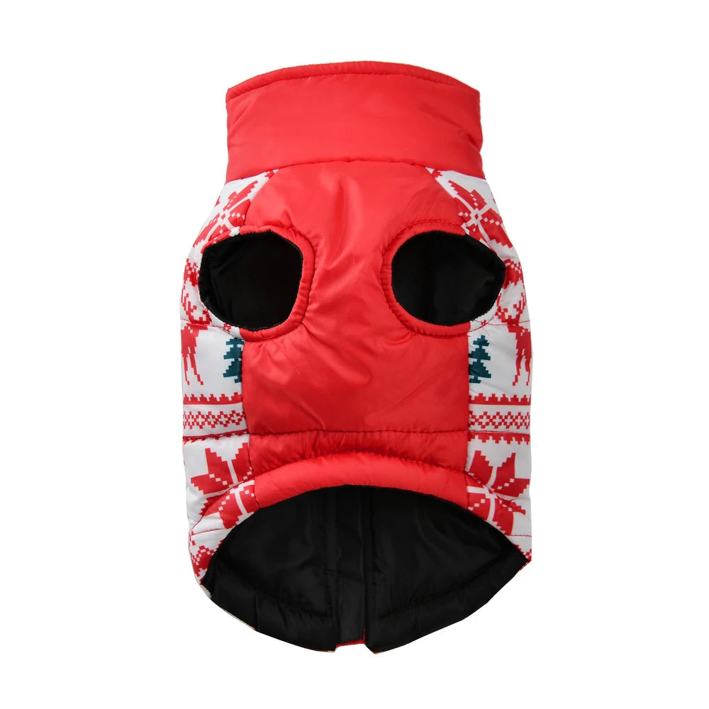 Winter Pet Dog Jacket with D-ring | XS-2XL