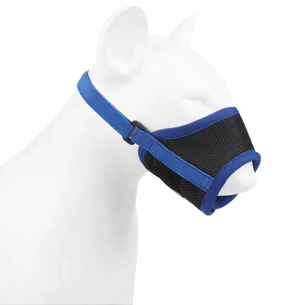 Adjustable Anti-Bark Mesh Dog Muzzle
