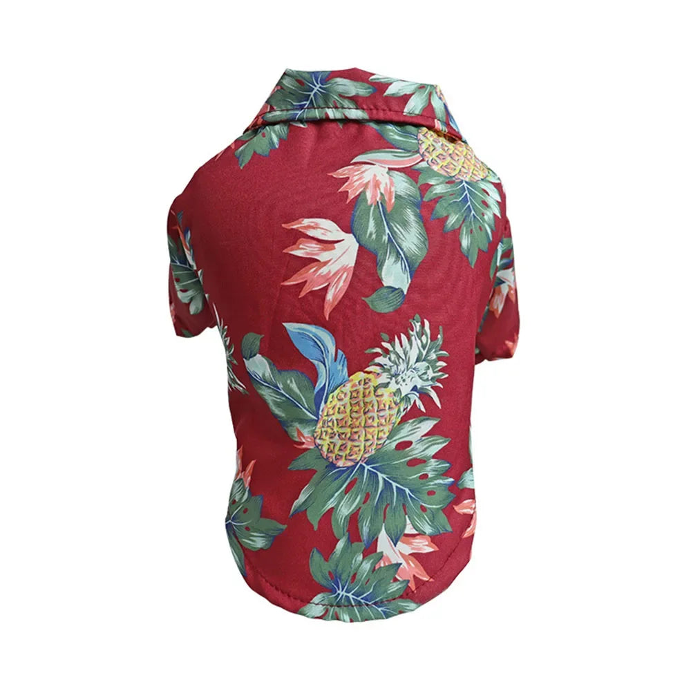 Dog Hawaiian Shirt for Small to Medium Pets