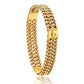 Gold & Silver Cuban Link Dog Collar