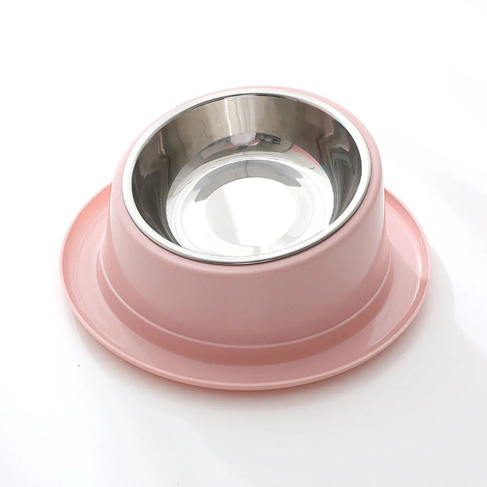 Tilted Food Dish with Non-Skid Stand