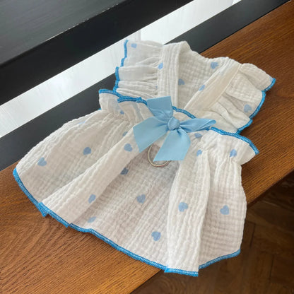 Dog Dress with Bowknot | Summer Pet Clothes