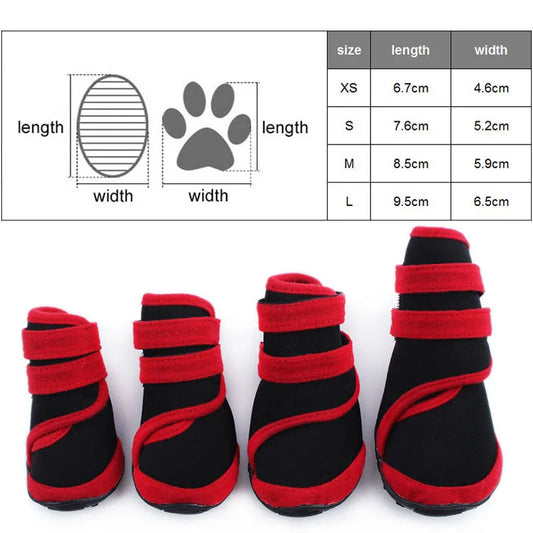 Dog Waterproof Anti-Slip Snow Boots | XS-L