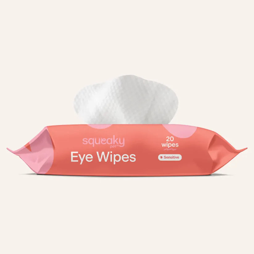 Squeaky Probiotic Pet Eye Wipes 20 Pack
