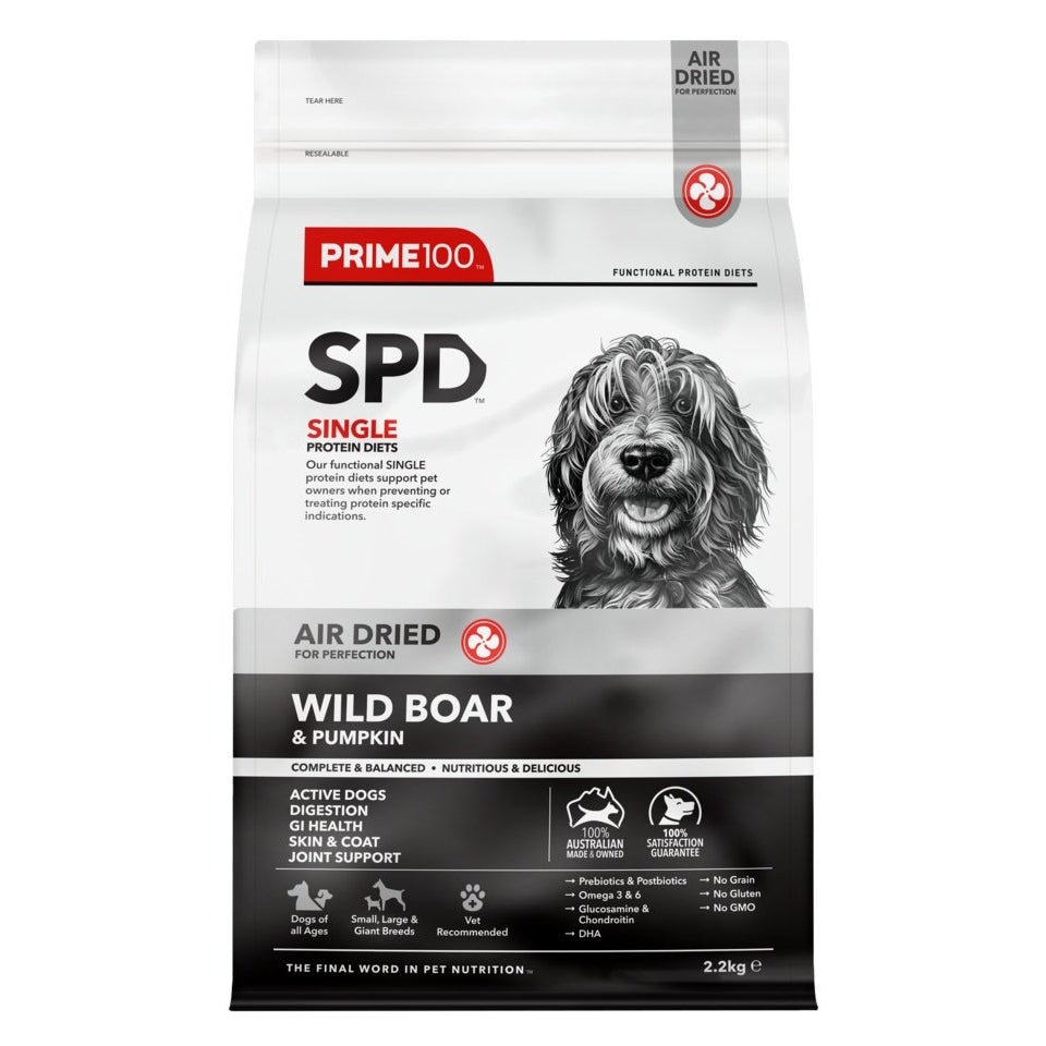 Prime100 SPD Air Dried Wild Boar & Pumpkin Food