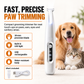 Dog paw trimmer with 18mm blade, LED light, USB charging and water-resistant body