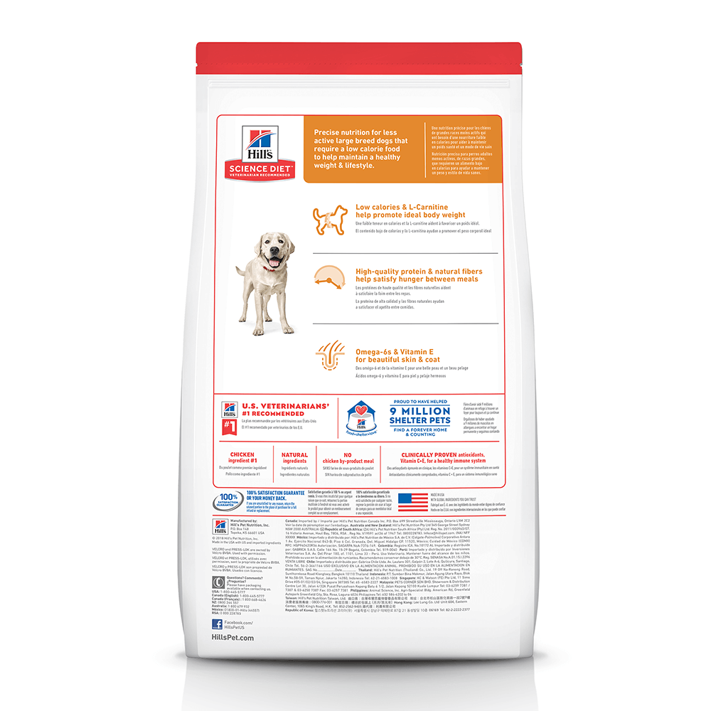 Hill's Science Diet Adult Dog 1-5 Large Breed Light Food