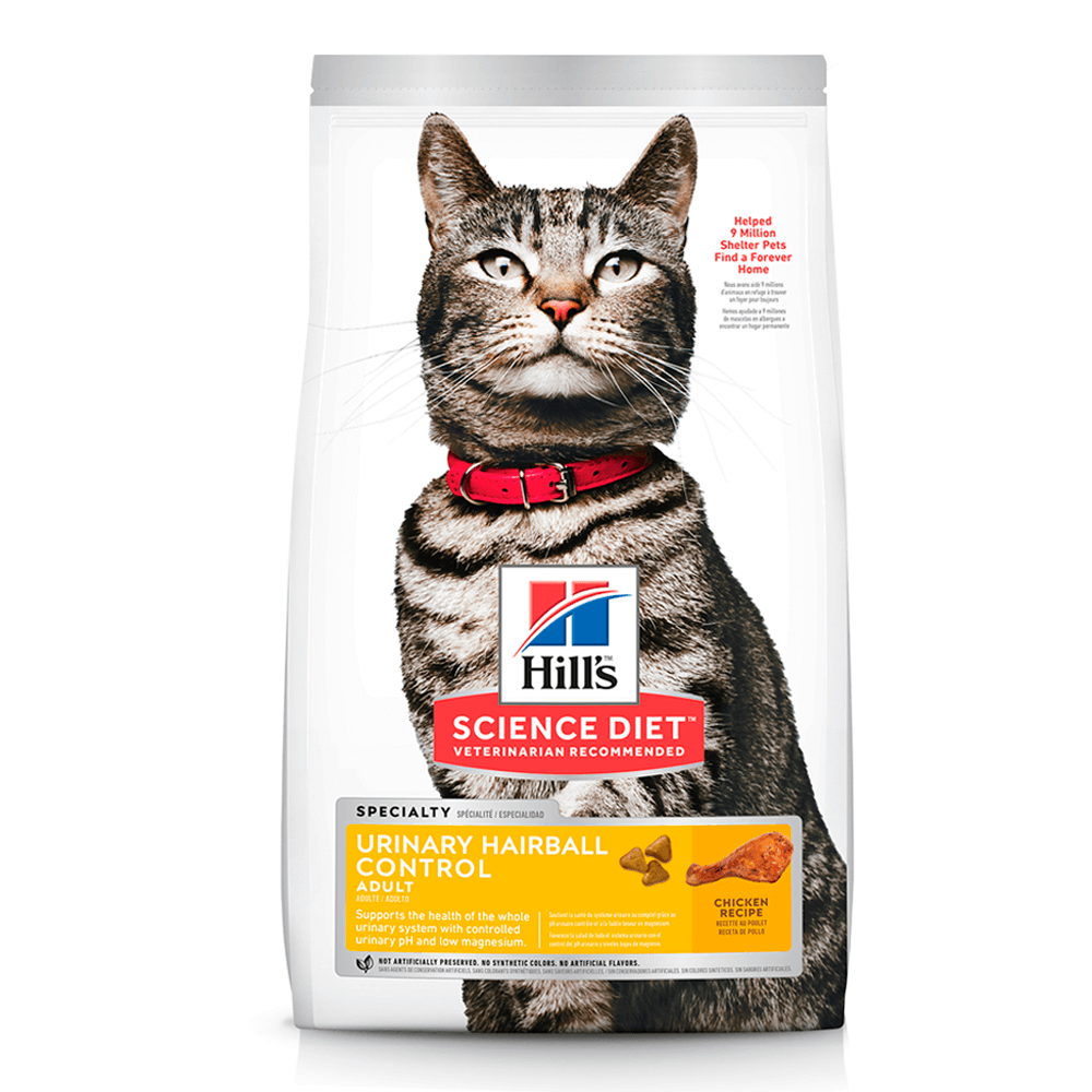 Hill's Science Diet Adult Cat Urinary Hairball Control Food