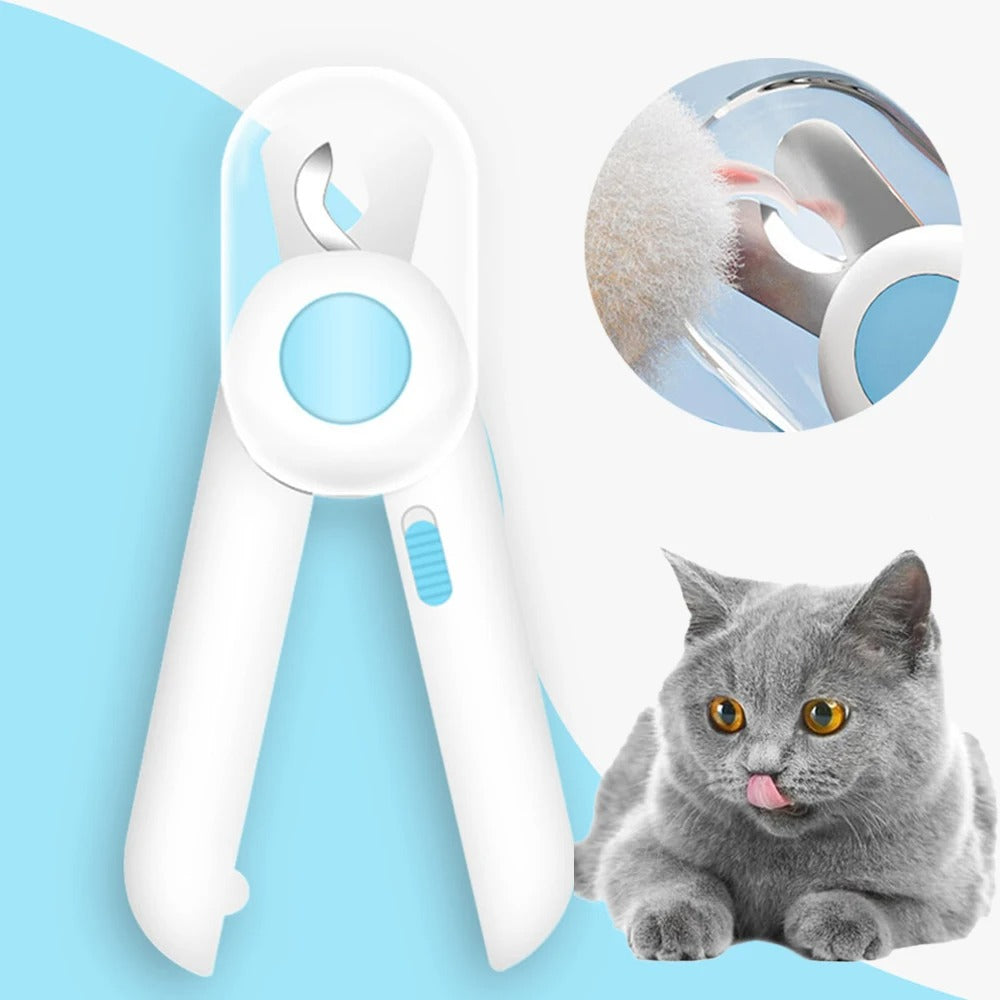 LED Pet Nail Clippers | Light, Safety Guard & Hidden File