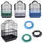 Breathable Nylon Bird Cage Seed Catcher Cover | Elastic Mesh Skirt to Reduce Mess & Drafts