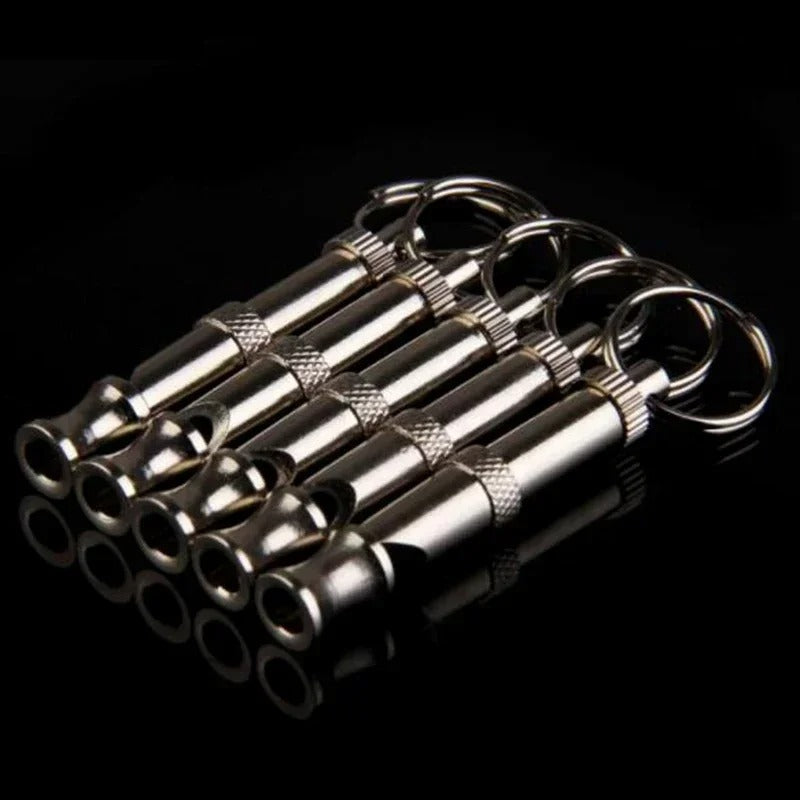 Ultrasonic Dog Training Whistle | Adjustable, Two-Tone & Nickel-Plated Copper