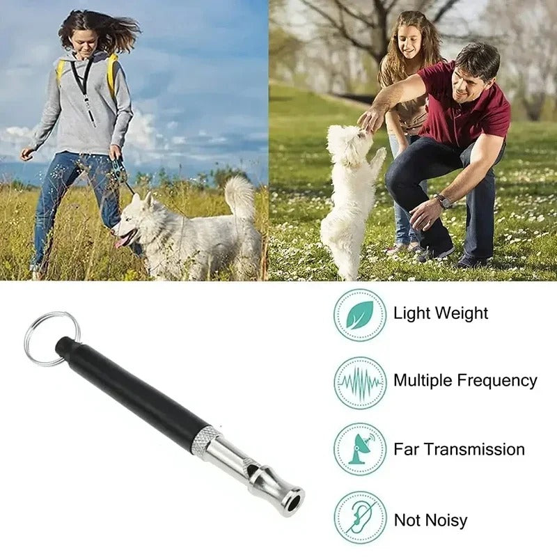 Ultrasonic Dog Training Whistle | Adjustable, Two-Tone & Stainless Steel