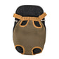 Coffee brown breathable pet carrier backpack for small dogs and cats