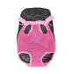 Rose pink legs-out pet carrier backpack for small dogs and cats