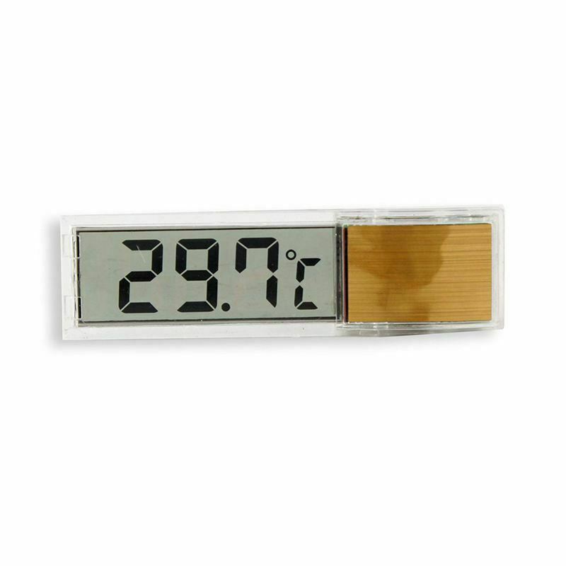 Elegant Crystal Glass Aquarium Thermometer | Compact and Precise Temperature Measurement