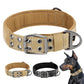 Tactical Dog Collar | Adjustable Nylon Collar for Medium and Large Dogs | Durable for Training & Hunting