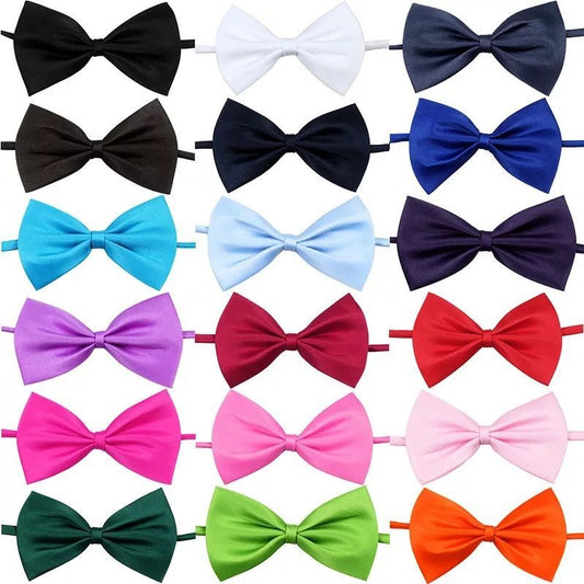 50-Pieces Mixed Coloured Bow Ties for Dogs & Cats | Wholesale Quantity | All Colours for All Occasions!