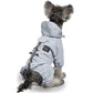 Reflective Raincoat | Waterproof & Adjustable Pet Poncho | Quick Dry & Windproof Protection