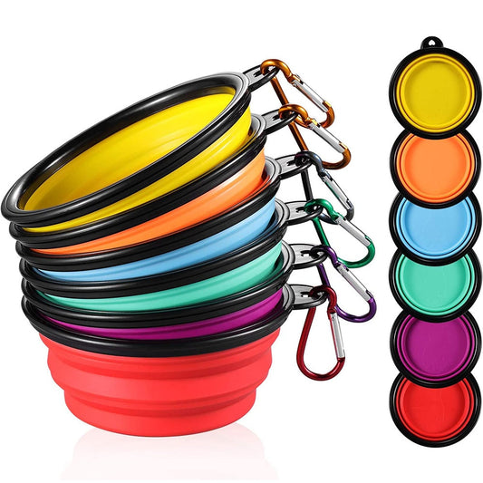 Collapsible Travel Bowls | Portable & Expandable Water and Food Dish for Cats and Dogs | 350/1000ml Available!